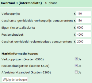 invoeren van beslissingen